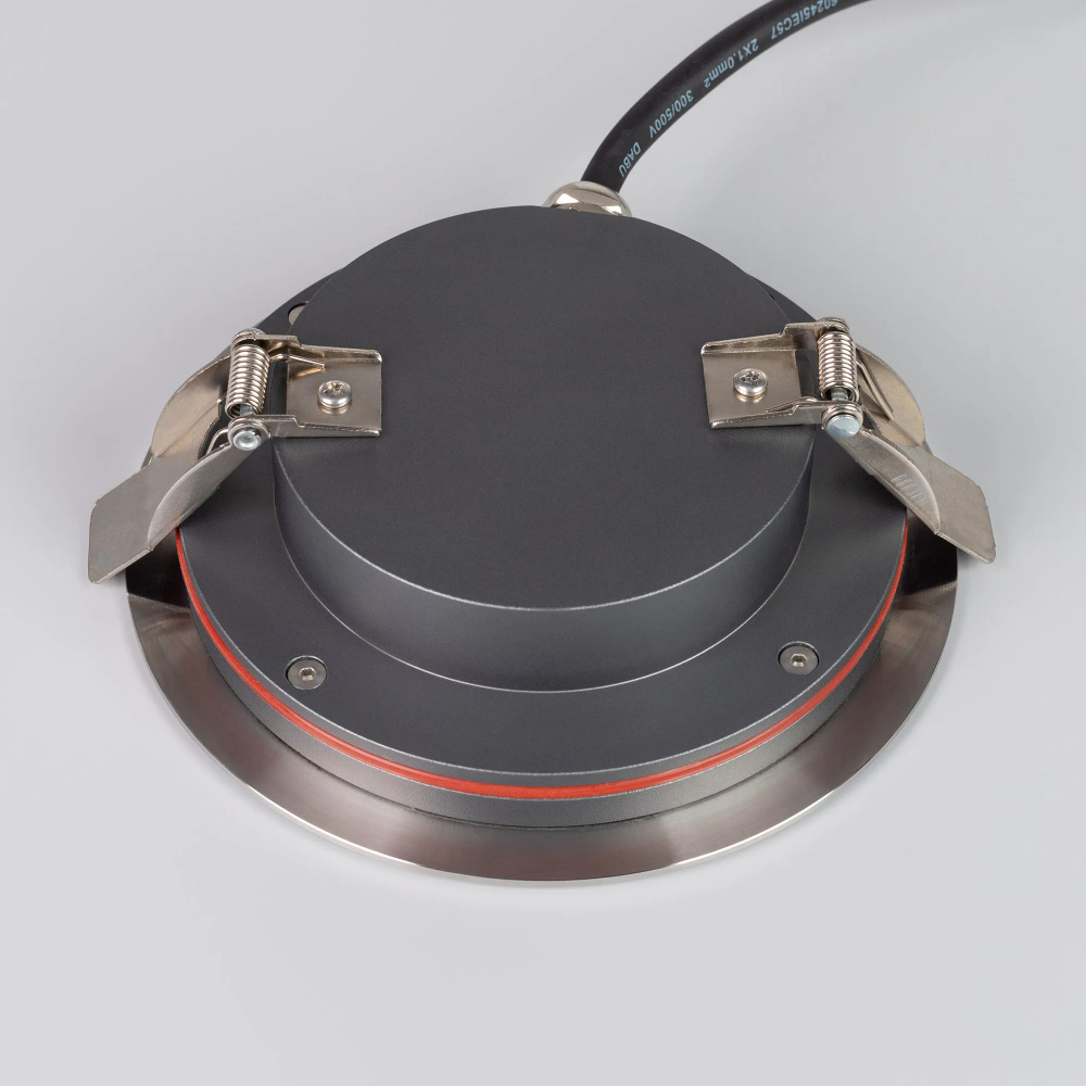 Светильник ART-GROUND-SLIM-R130-9W Warm3000 (SL, 30 deg, 24V) (Arlight, IP67 Металл, 3 года) 038165