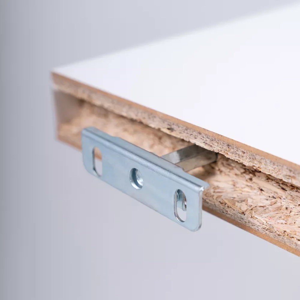 Настенная полка Фора 1.60, 60*25*3,7 см, белый