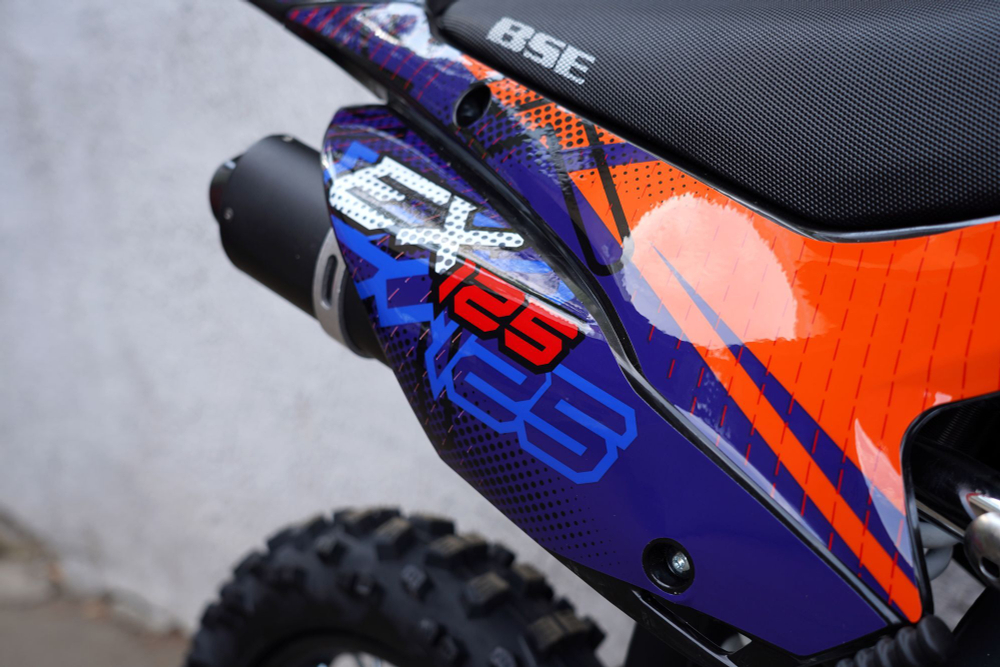 Питбайк BSE EX 17/14 Blue Orange Ant