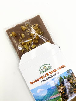 Молочный шоколад с грецким орехом