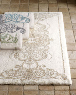 Коврик для ванной 60х100 Abyss & Habidecor Palacio 330 синий Португалия