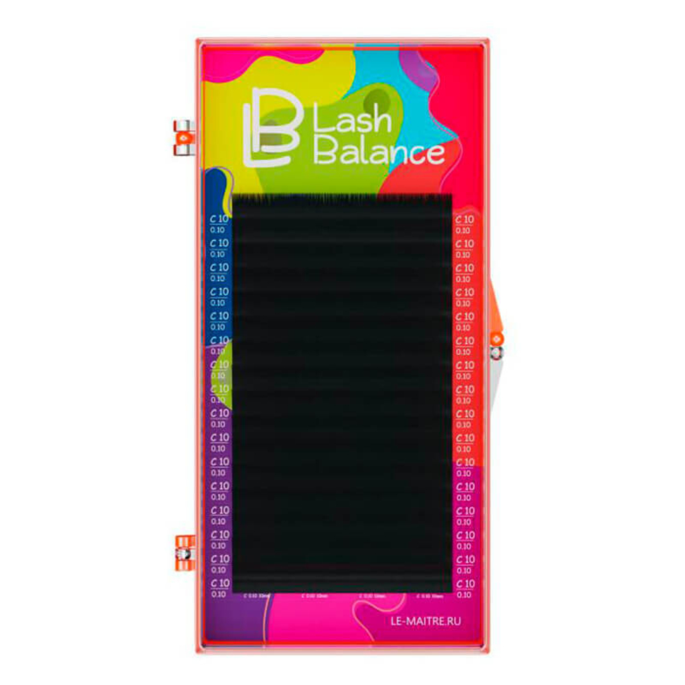 Черные ресницы Le maitre "Lash Balance" - 16 линий