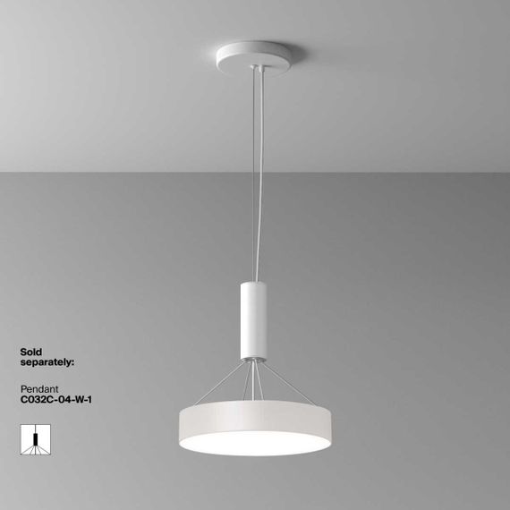 Потолочный светодиодный светильник Maytoni Zon C032CL-36W4K-RD-W
