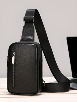 сумка на плечо из натуральной кожи