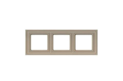 Рамка 3 постовая кремовая омбре LIREGUS RETRO