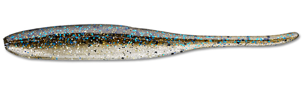 Приманка силиконовая Keitech Shad Impact 2" #420T Pro Blue Red Pearl