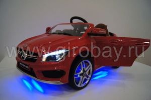 Детский электромобиль River Toys Mercedes-Benz CLA45 красный