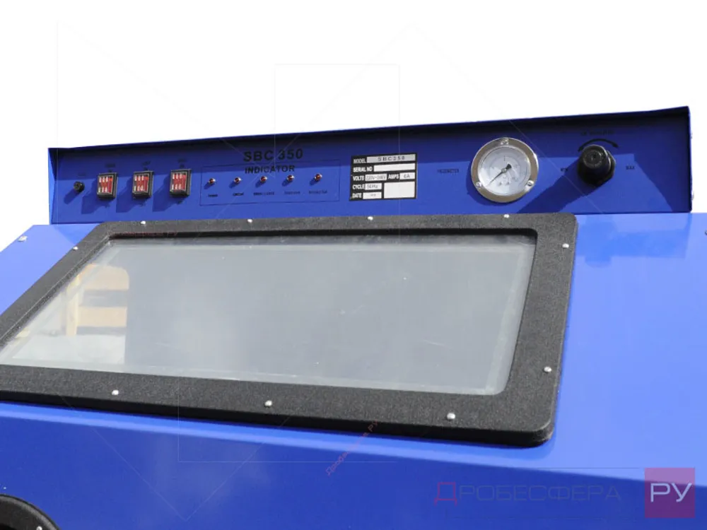 Панель управления пескоструйной камеры