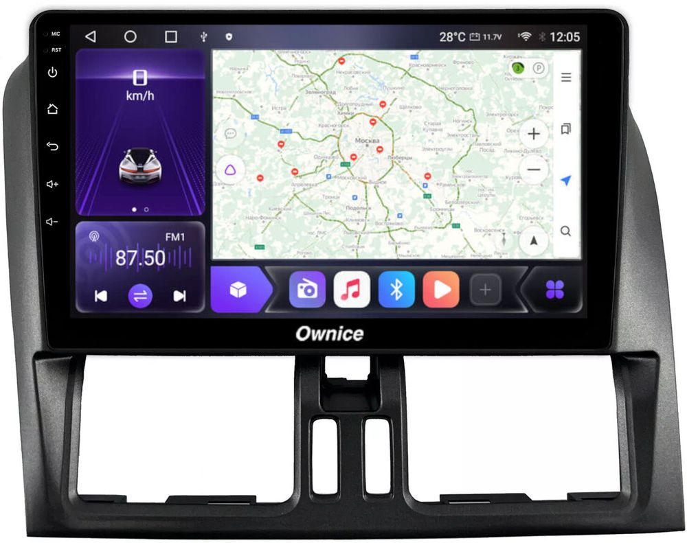 Магнитола для Volvo XC60 2008-2017 - Carmedia SF-9004 IPS, Android 10, 8 ядер (TS18), 4G SIM-слот