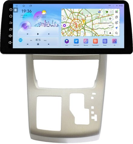 Магнитола для Toyota Alphard 2 H20, Vellfire 1 H20 2008-2015 (с JBL, большая рамка 10) - FarCar монитор 12.3" 2K QLED на Android 14, TS10, CarPlay, 4G SIM-слот