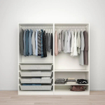 Гардероб - IKEA PAX/FARDAL/ÅHEIM ПАКС / ПАКС/ ФАРДАЛЬ/АНХЕМ ИКЕА, 200х60х201 см, белый