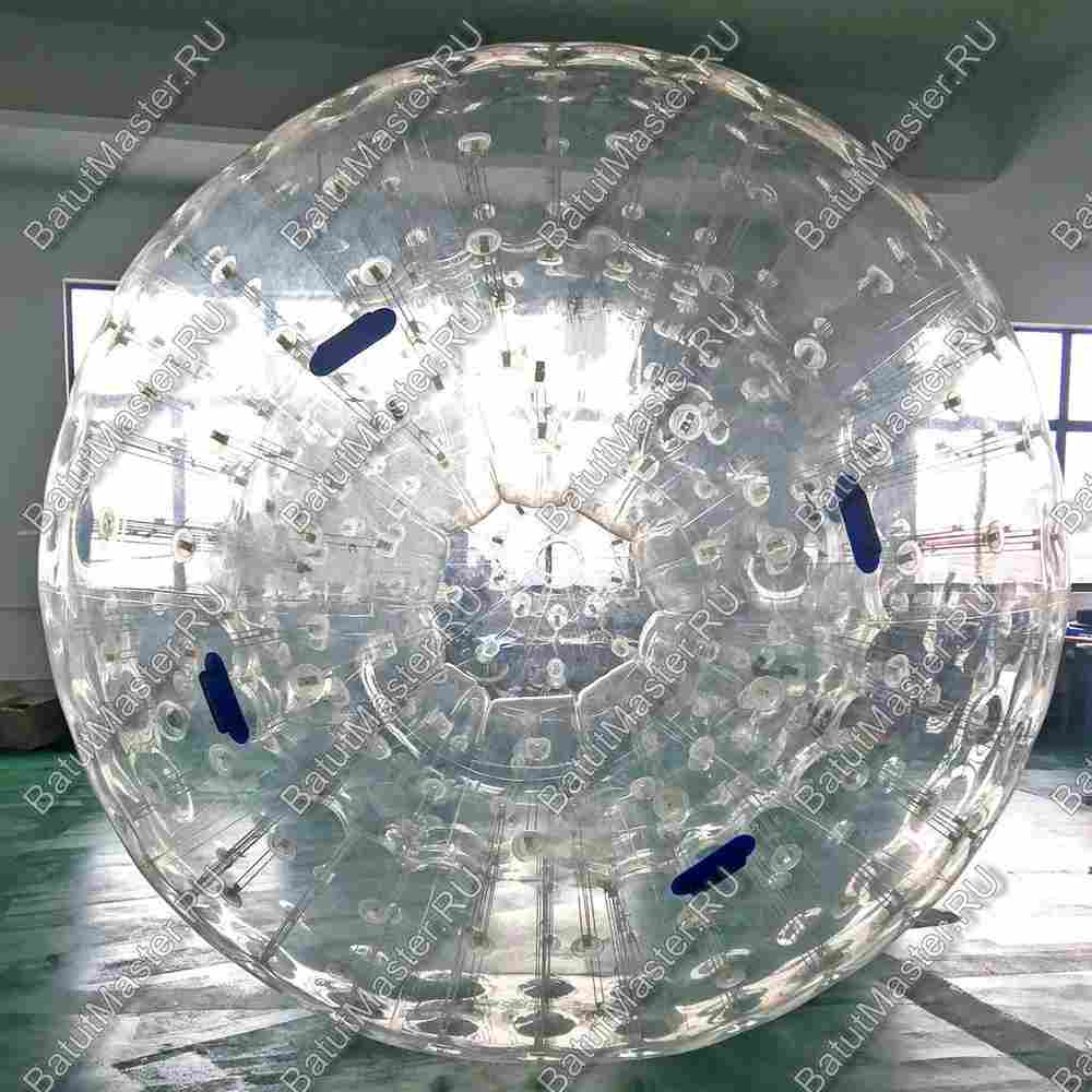 Гидро/аква зорб "Кристалл", ТПУ, диаметр 2,5 м, один вход