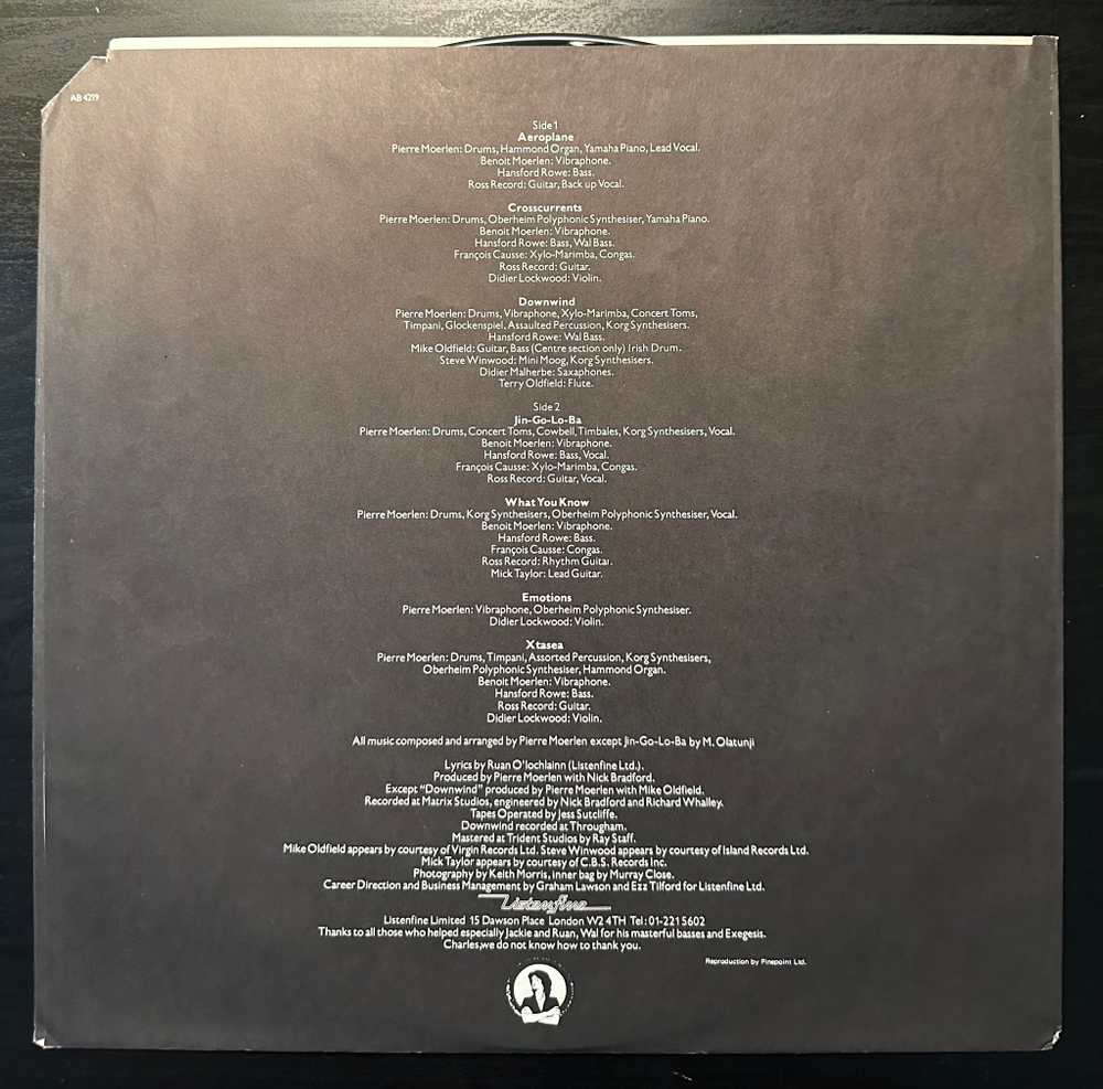 Pierre Moerlen's Gong - Downwind (США 1979г.)