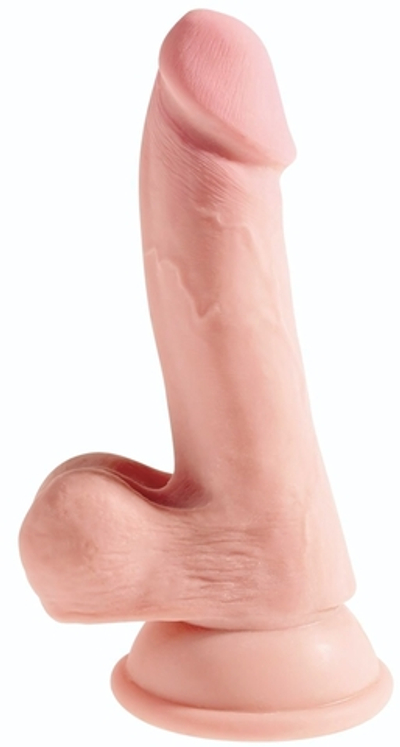 Телесный фаллоимитатор на присоске 6,5 Triple Density Cock - 20,3 см. (Цвет: телесный)