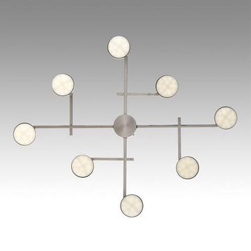 8115/8C COMFI LN25 206 никель, металл Люстра потолочная LED GX53 8*7W 220V DABRA