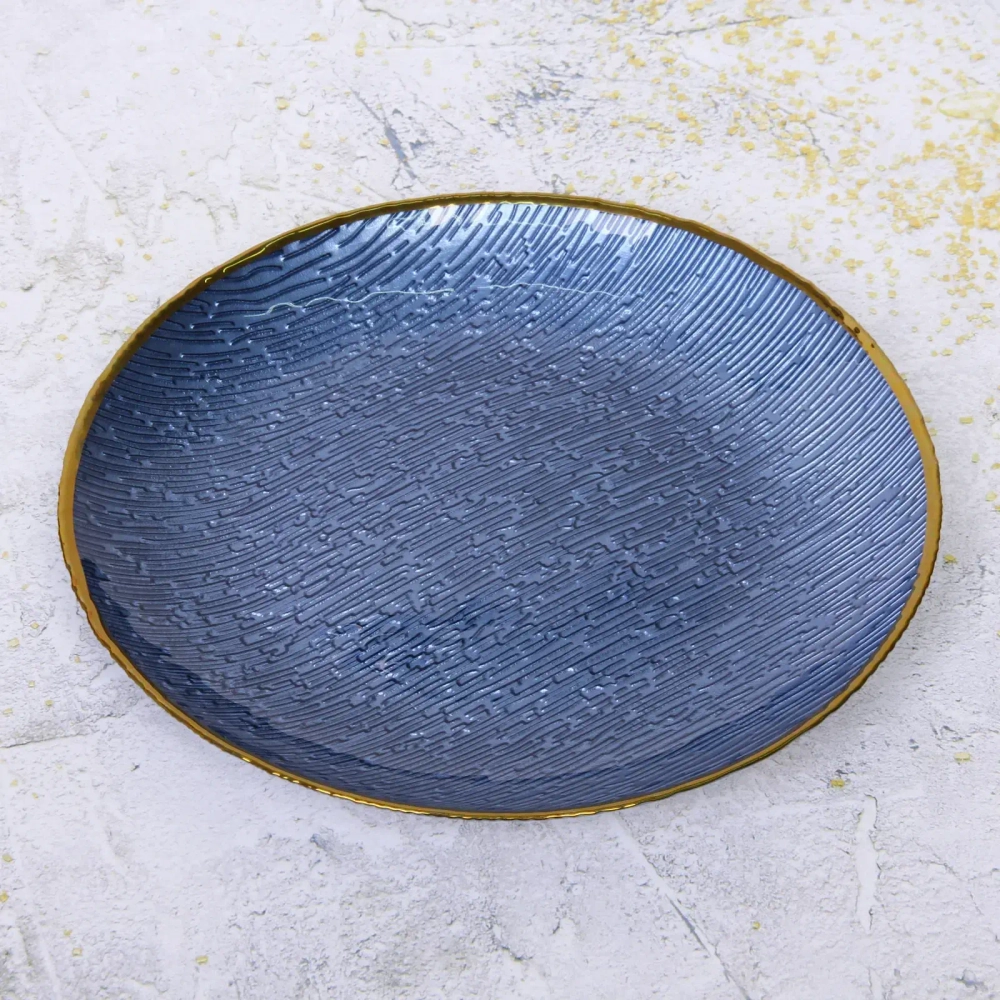 Тарелка 32см «Лагуна» сапфир