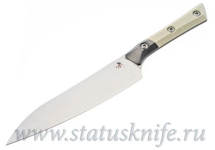 Нож Microtech Kitchen Utility Ivory 3400B-10IV Bolster