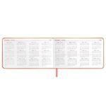 Еженедельник 2025г. А6, 87*150ммм, Феникс+ Виннер коралловый, кож.зам, тиснение, ляссе, 64л