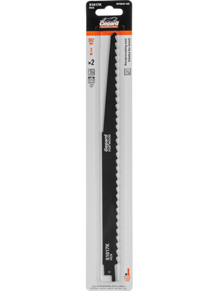 Пилка сабельная по дереву S1617K (2 шт.) GEPARD
