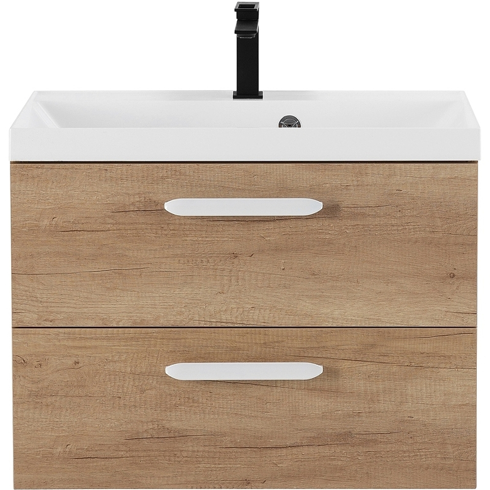 Тумба под раковину BelBagno Aurora 80 AURORA-800-2C-SO-RNN подвесная Rovere Nebrasca Nature