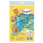 Игра-ходилка с заданиями "Путешествие вокруг света" Три кота