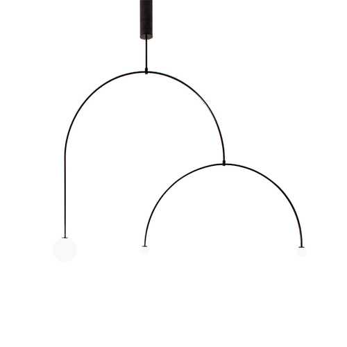 Подвесной дизайнерский светильник Mobile Chandelier 9 by Michael Anastassiades