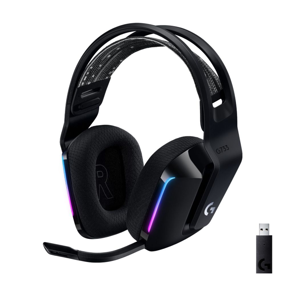 Гарнитура Logitech Headset G733 LIGHTSPEED Wireless RGB Gaming LILAC Retail (981-000864)