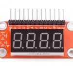 Четырёхразрядный LED-индикатор (общий катод) (Quatro-модуль)