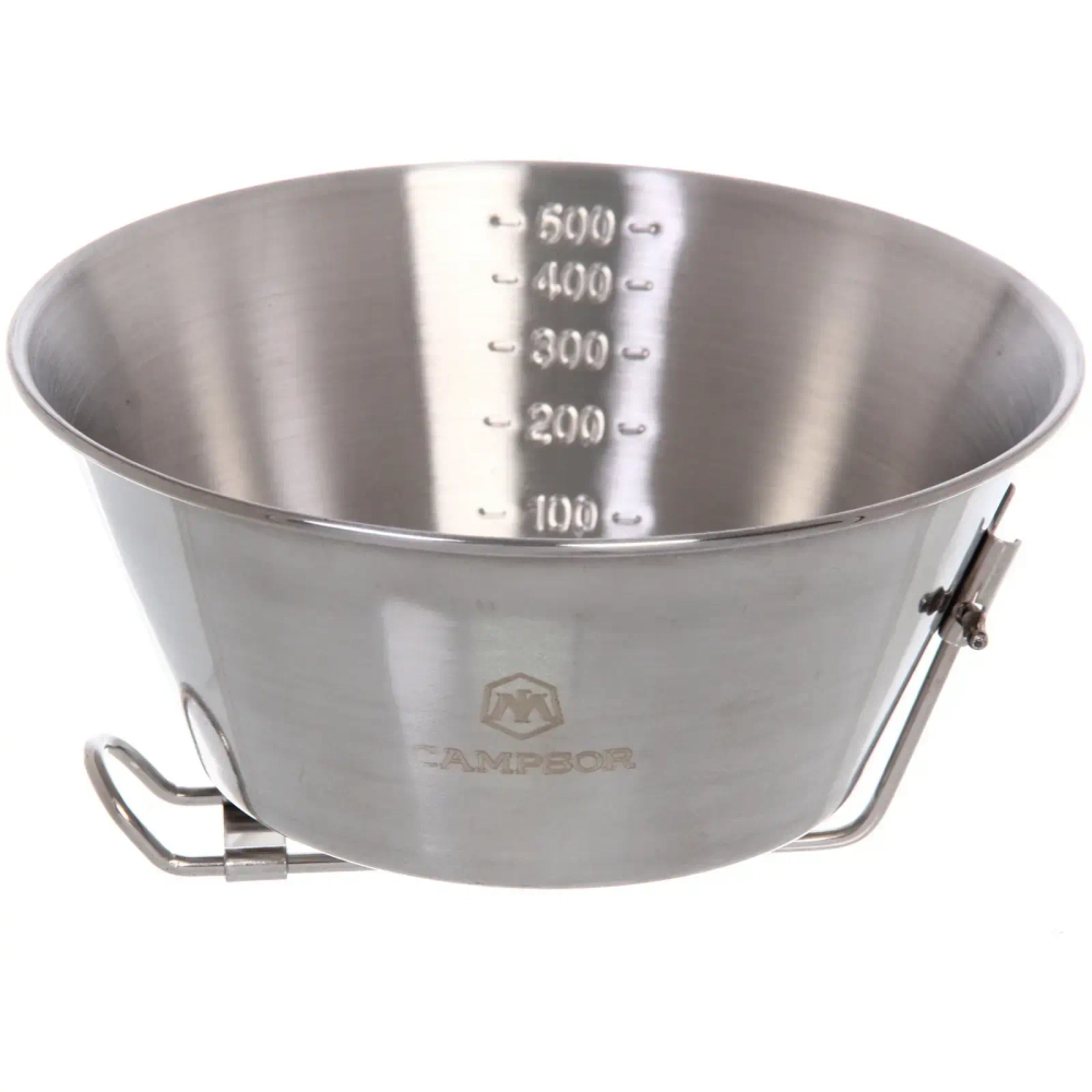 Ковш походный с ручкой 500мл 14*6см