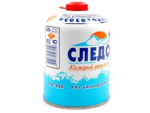 Газ СЛЕДОПЫТ Универсальный всесезонный 450гр Корея (12шт/уп)