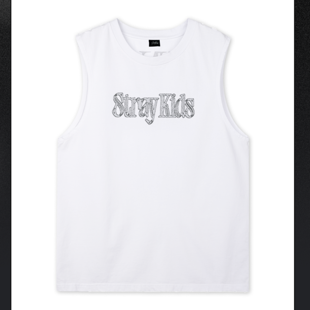 Мерч Stray Kids SLEEVELESS TOP - RUN IT (майка)