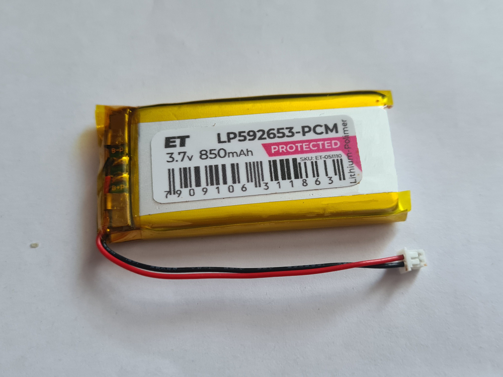 Аккумулятор ET LP592653-PCM