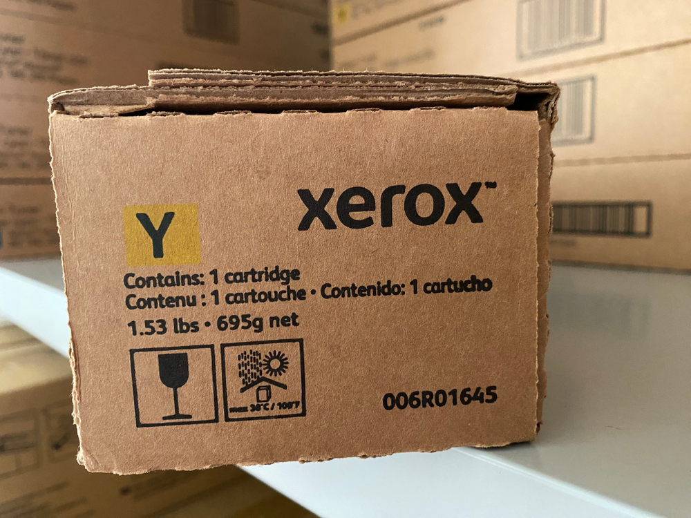 Тонер картридж Xerox Versant 80/180 желтый (US Ver.),  (006R01649) оригинал (Чип в комплекте)