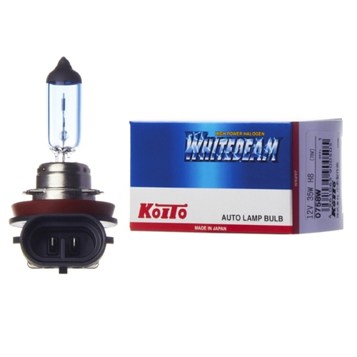Лампа высокотемпературная Koito Whitebeam H8 12V 35W (70W) 4000K (уп. 1 шт.) 0758W