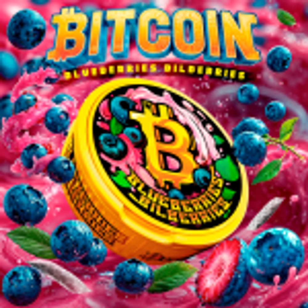 BITCOIN 200 MG Blueberry Bilberries/Черника голубика