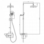 Душевая система Lemark Bronx LM3762BL