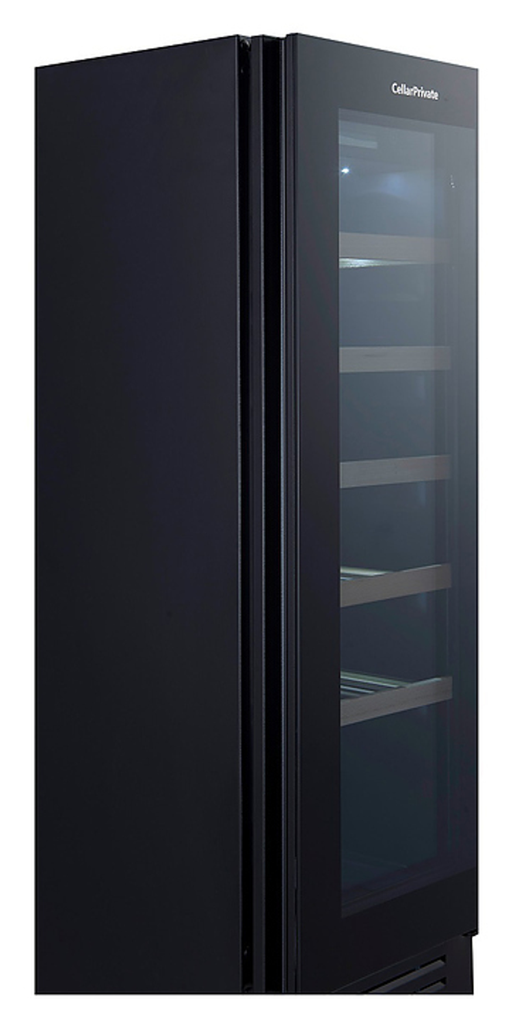 Винный шкаф Cellar Private CP020-1TBH черная дверь