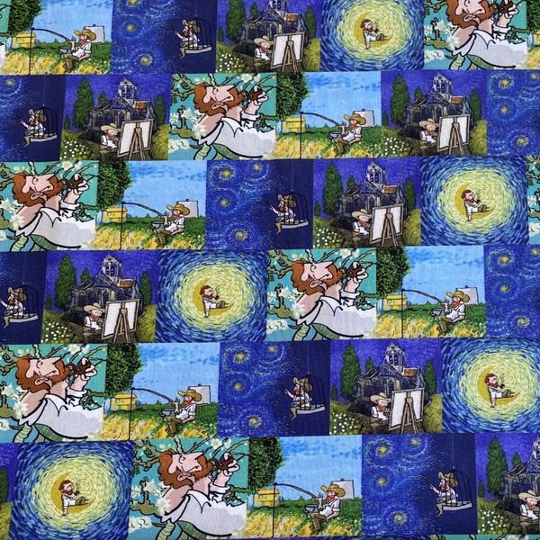 ВАН ГОГ, ПОРТРЕТЫ, 100% хлопок Handmade Fabrics 1
