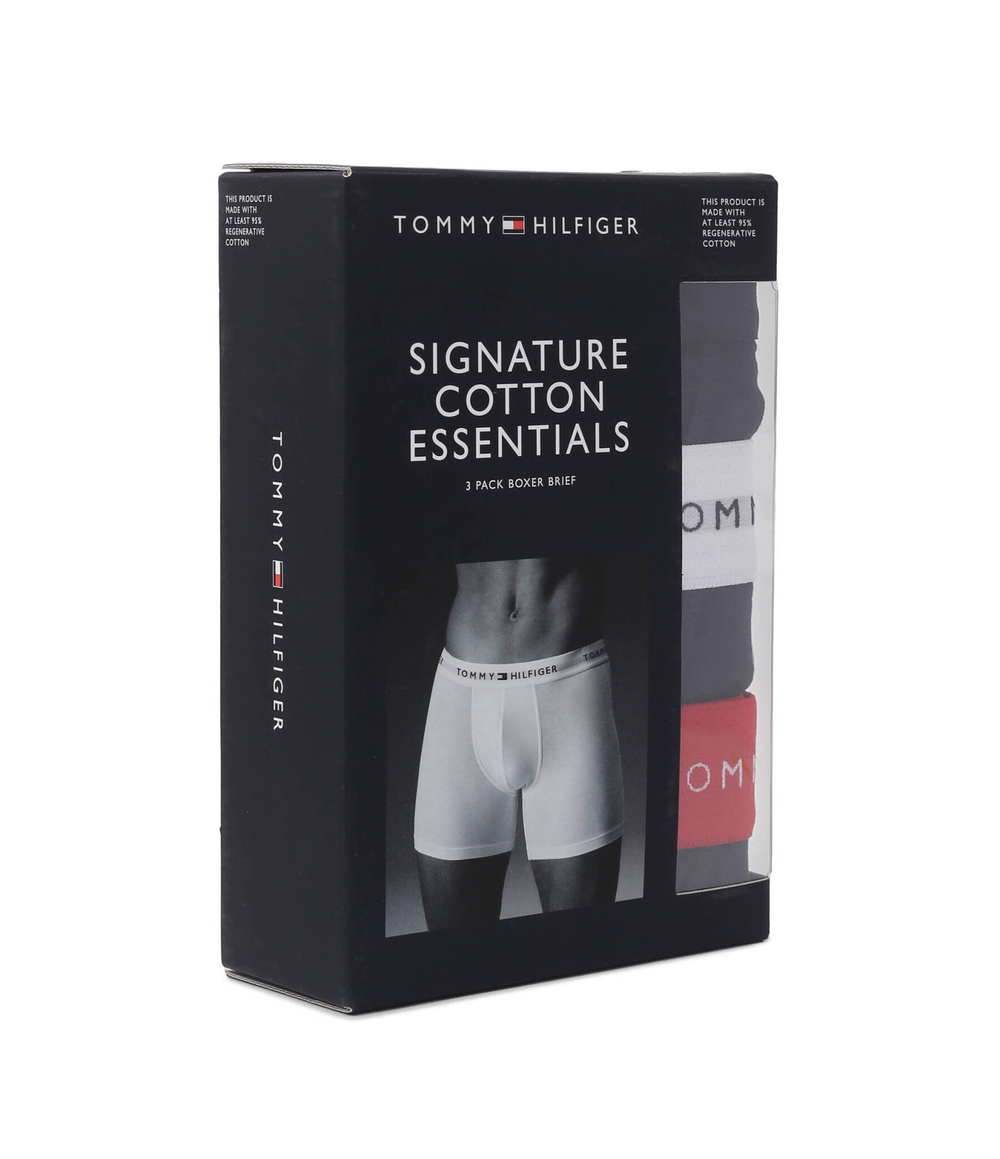 Трусики-боксеры 3шт. Tommy Hilfiger - темно-синий(UM0UM02765)