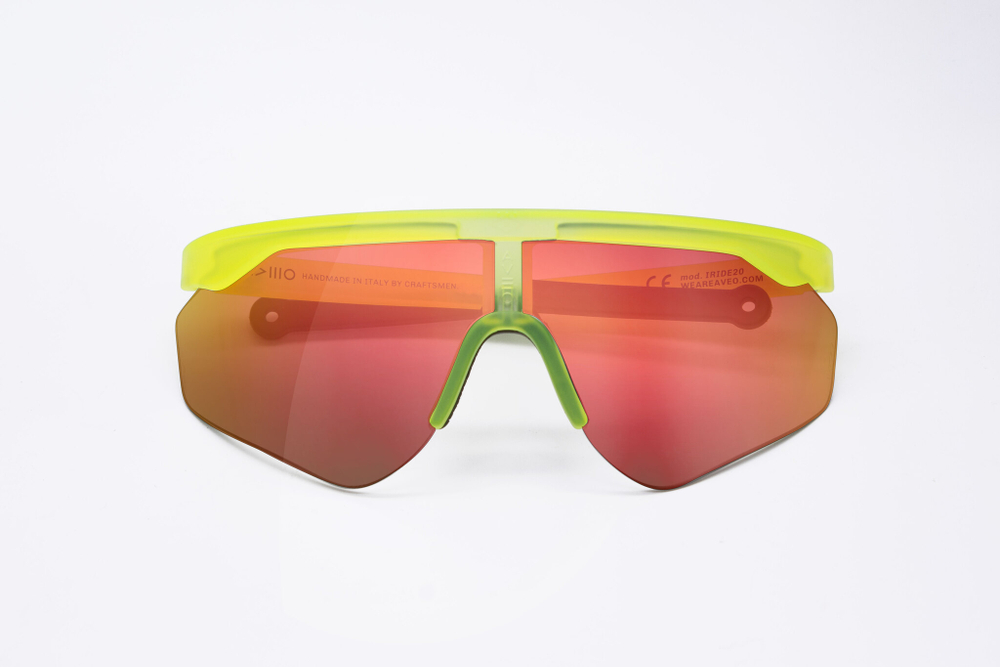 Спортивные очки AVEO Iride DUO / Fluo Yellow / Red Mirror Lens