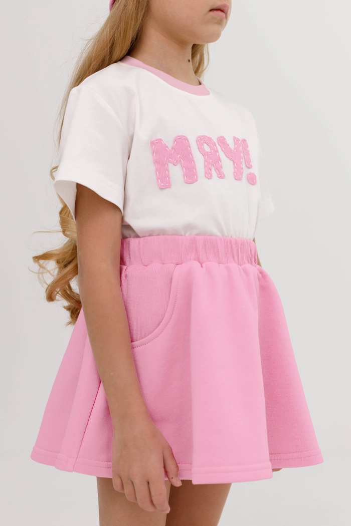 ФУТБОЛКА ДЕТСКАЯ РЕНТИ С ПРИНТОМ МЯУ