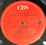 Paul Young - The Secret Of Association (Голландия 1985г.)