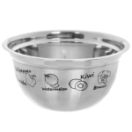 Миска из нержавеющей стали 1,7л 20*9,7см с рисунком