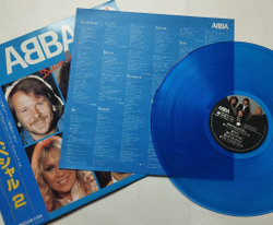 Винтажная виниловая пластинка LP ABBA АББА Disco Special 2 (Japan 1982) (Blue Vinyl)