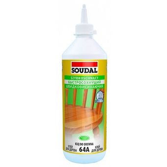 Клей для дерева Soudal 64А быстросохнущий 250 мл