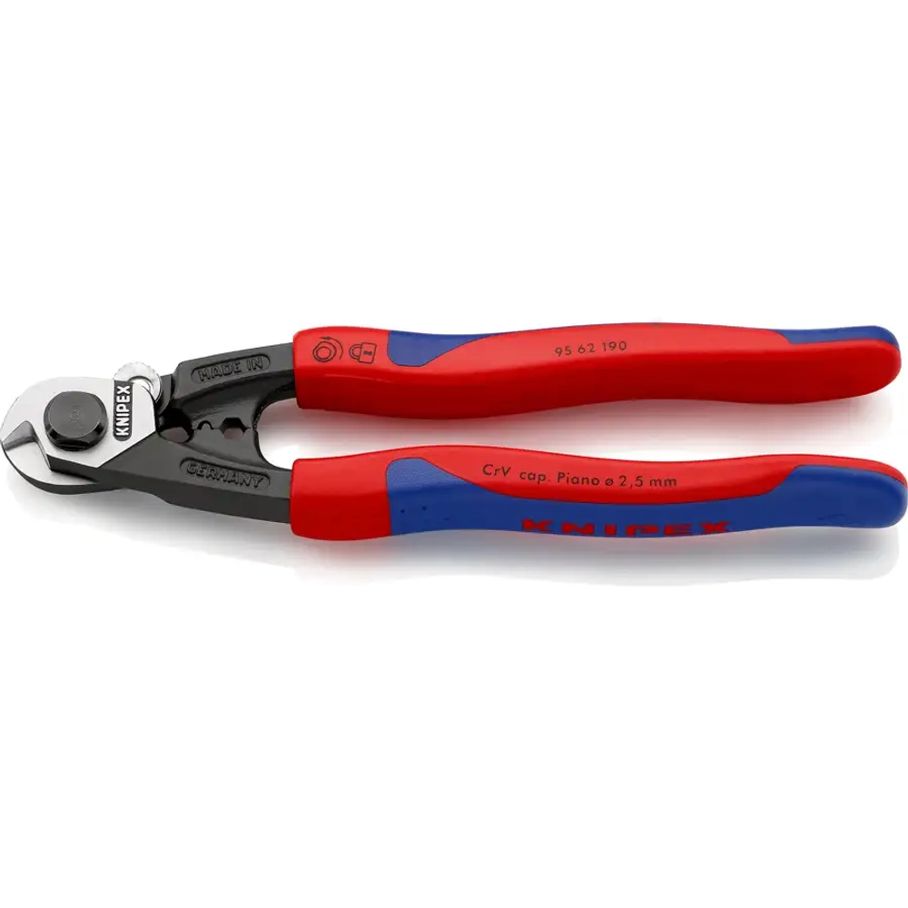 Ножницы для резки проволочных тросов 190 мм Knipex 95 62 190 SB