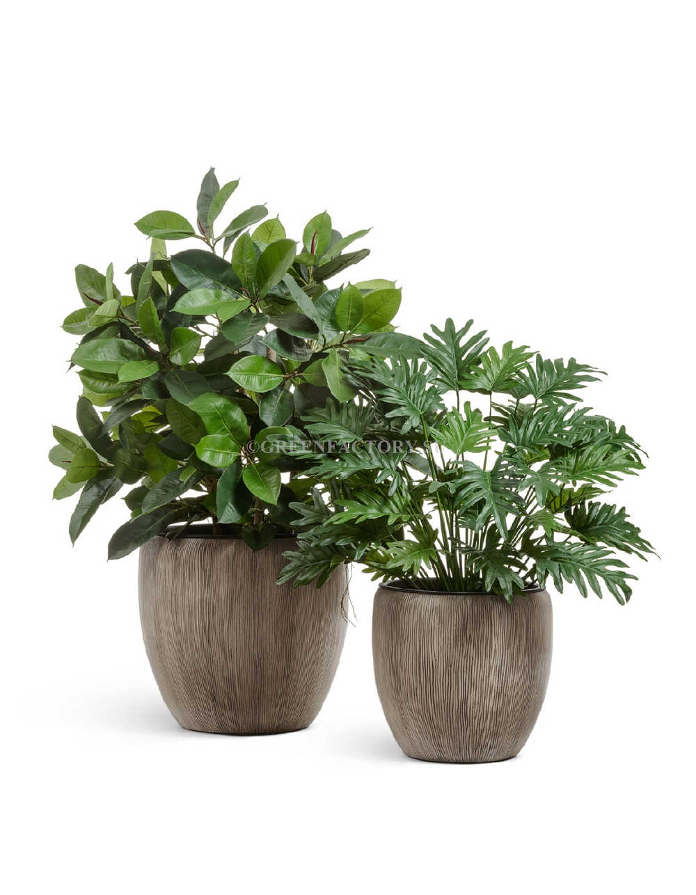 Кашпо TREEZ Effectory - серия Wow - Конус-Чаша - Капучино