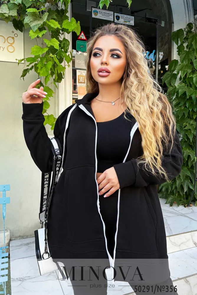 Костюм 356-черный Minova