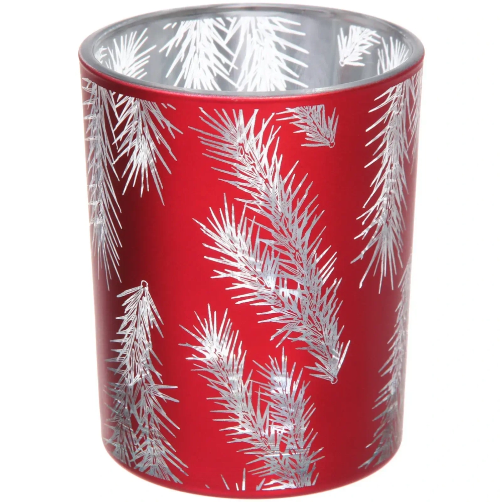 Подсвечник «Волшебная ветвь» 10*12,5 см, Красный