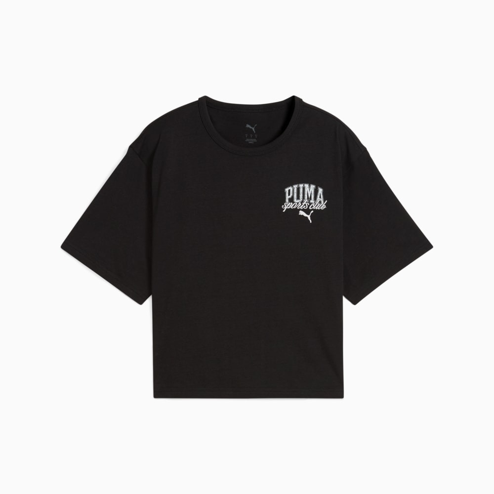 Футболка женская PUMA PUMA CLASS Relaxed Crop Tee